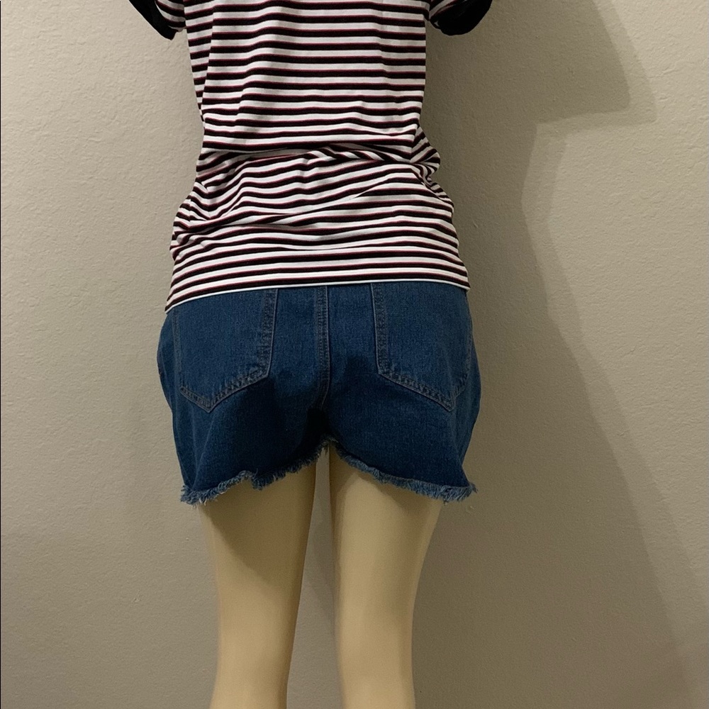 Forever 21 Stripe Shirt, Size L - Picture 3 of 5